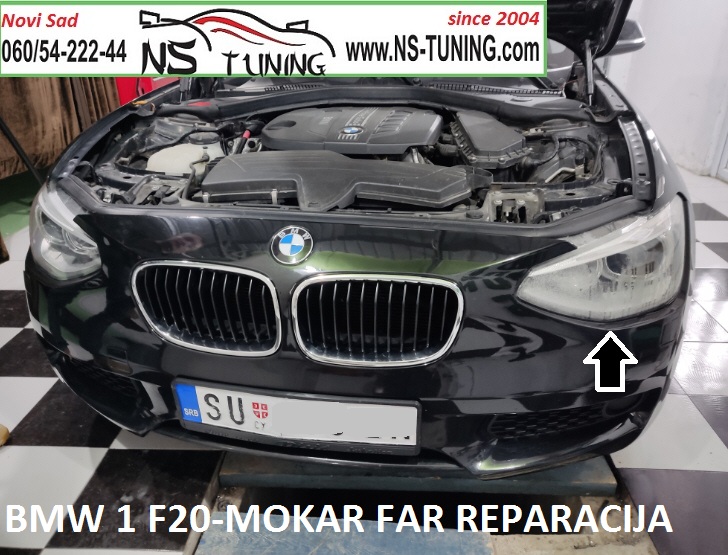 bmw f20 2013 2014 2015 xenon far mokar kondenz reparacija fara novi sad ns tuning